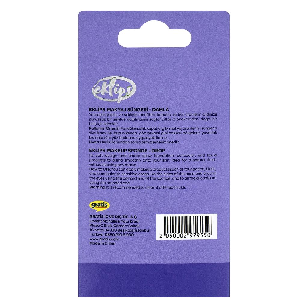 Teardrop Makeup Sponge for Smooth Blending