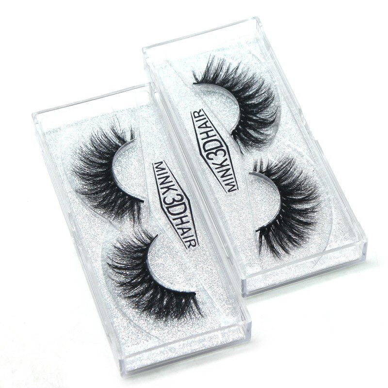 3D Mink Hair Multi-Layer Thick Strip Lashes 10 Pairs Wholesale