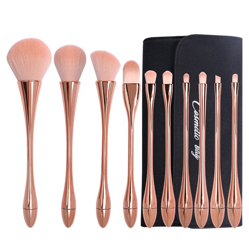 10 Pieces Professional Cruelty Free Makeup Brushes