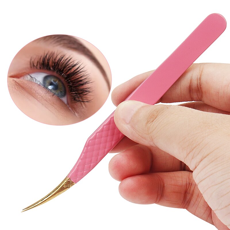 Non-Magnetic Professional Eyelash Extension Tweezers