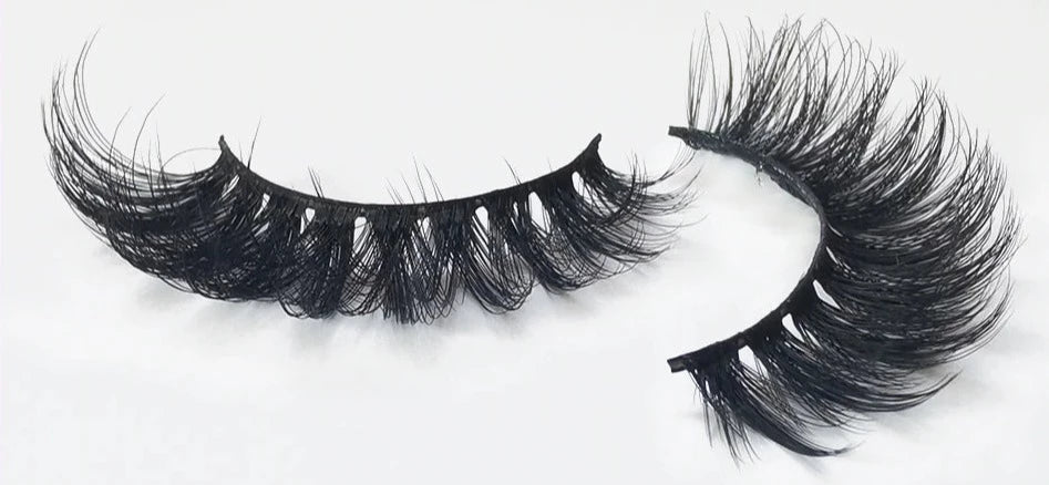 Mixed 18MM Wispy & Fluffy 3D Strip Lashes Wholesale