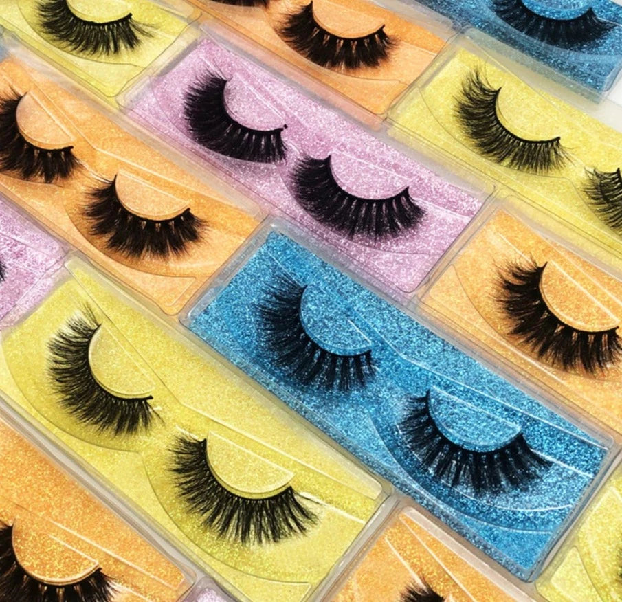5 Pairs 3D Mink Fluffy & Dramatic Strip Lashes