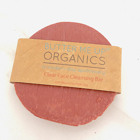 Organic Rose Clay Facial Bar