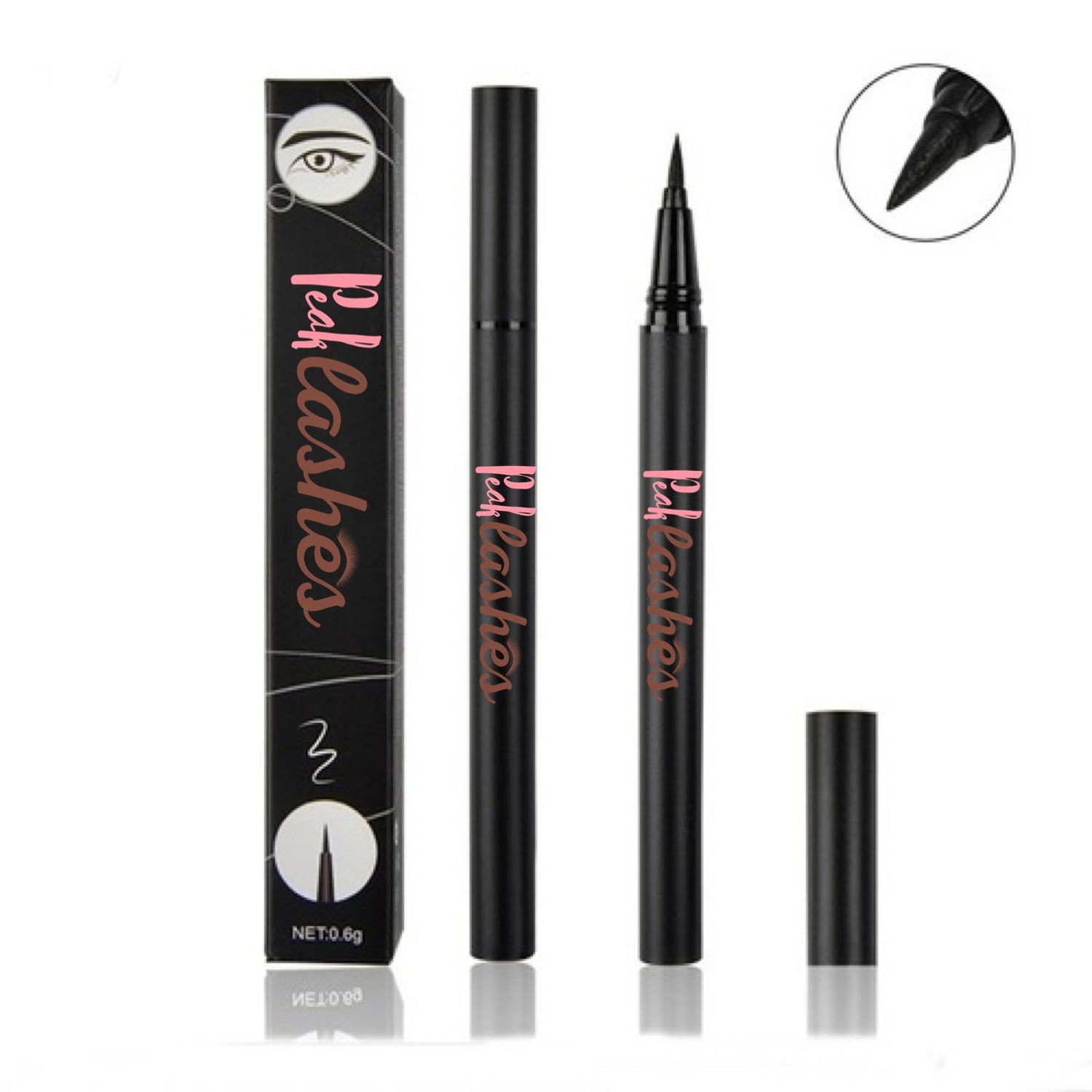 10CT Black Waterproof Liquid Eyeliner Pen Wholesale